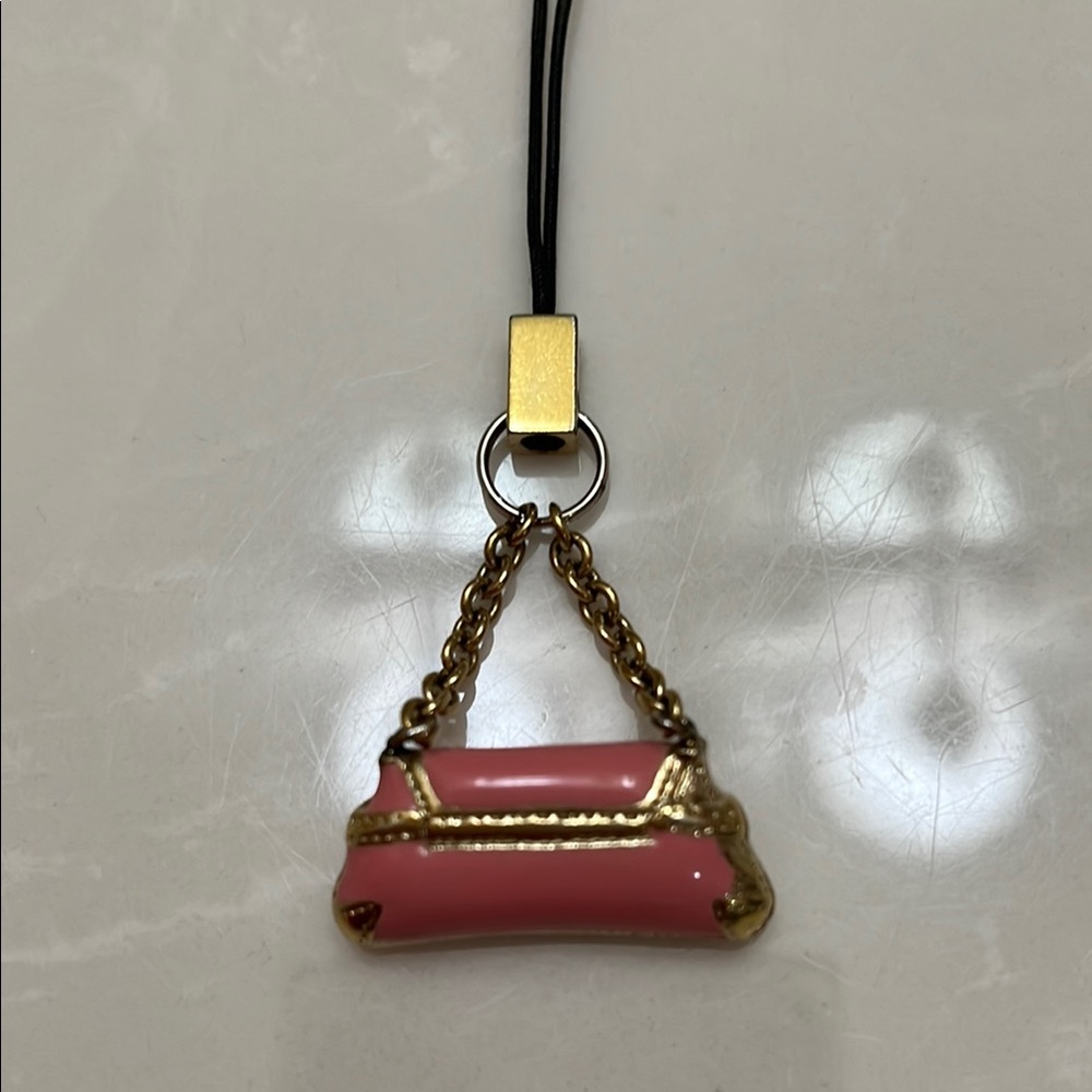 Authentic Gucci Horsebit Pink Chain Strap Mini Bag Phone or Bag Charm - Picture 6 of 6